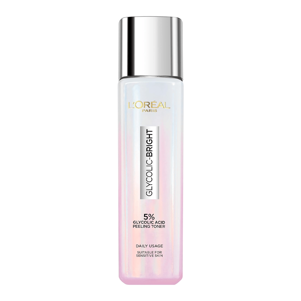 L'Oréal Paris - Makeup L'Oreal Glycolic Bright Instant Glow Peeling Toner, 128ml L'Oréal Paris - Makeup L'Oreal Glycolic Bright Instant Glow Peeling Toner, 128ml