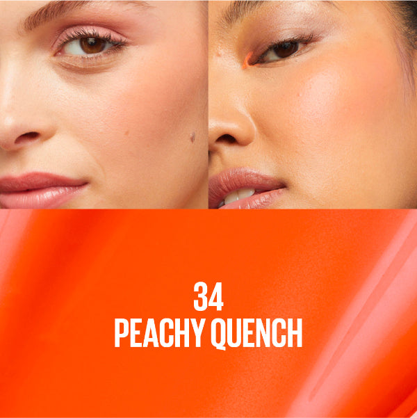 Sunkisser 12H Longwear Multi-Use Matte Liquid Blush- 34 Peachy Quench