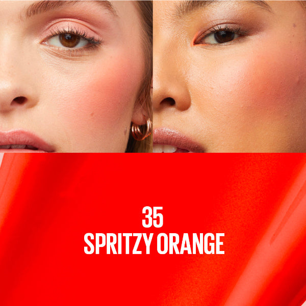 Sunkisser 12H Longwear Multi-Use Matte Liquid Blush- 35 Spritzy Orange