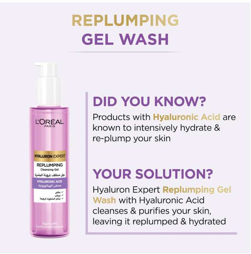 Hyaluron Expert Replenishing Cleansing Gel 150 ml
