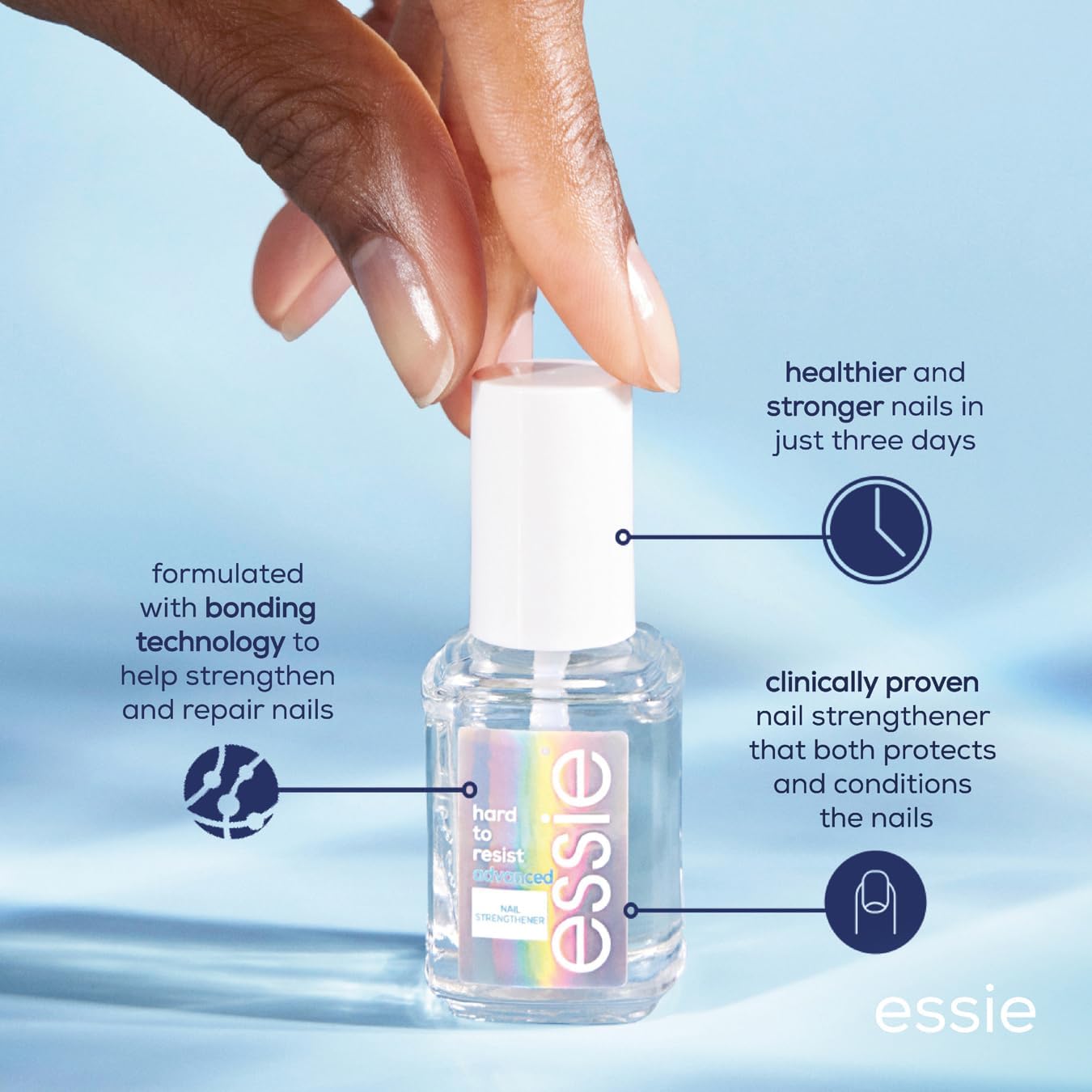 Essie Hard To Resist - Advanced Nail Strengthener 13.5ML Essie Hard To Resist - Advanced Nail Strengthener 13.5ML