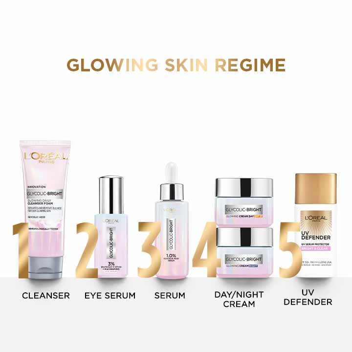 L'Oréal Paris - Makeup L'Oreal Glycolic Bright Instant Glow Peeling Toner, 128ml L'Oréal Paris - Makeup L'Oreal Glycolic Bright Instant Glow Peeling Toner, 128ml