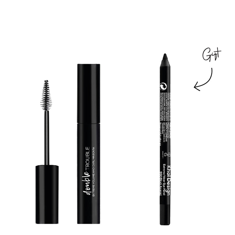 Double Trouble - Extreme Volume And Curl Mascara