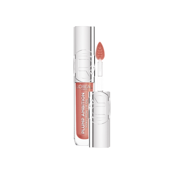 L'Oréal Paris - Makeup Plump Ambition Hyaluron Lip Oil, 24HR Hydration and Volumizing Shine L'Oréal Paris - Makeup Plump Ambition Hyaluron Lip Oil, 24HR Hydration and Volumizing Shine