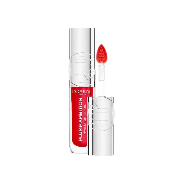 L'Oréal Paris - Makeup Plump Ambition Hyaluron Lip Oil, 24HR Hydration and Volumizing Shine L'Oréal Paris - Makeup Plump Ambition Hyaluron Lip Oil, 24HR Hydration and Volumizing Shine