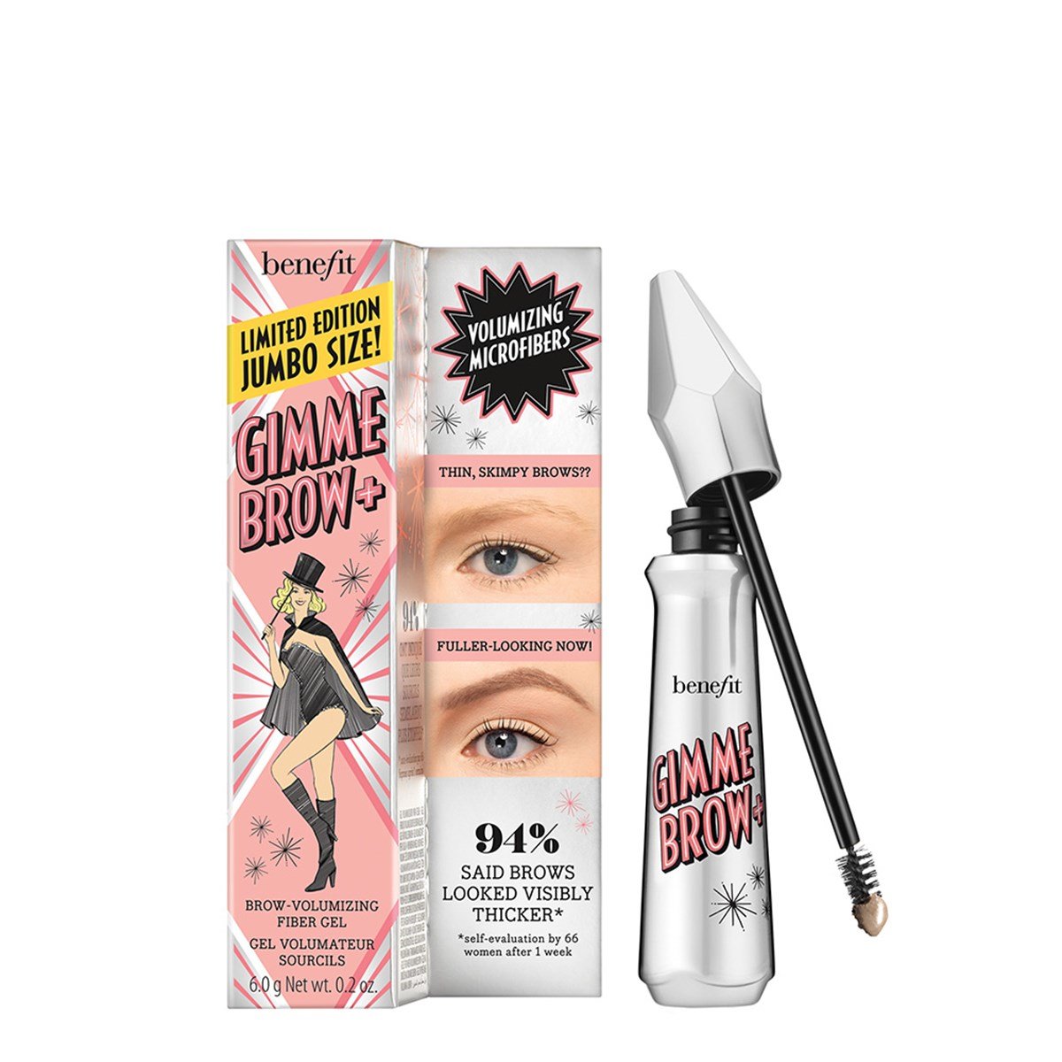 Benefit Cosmetics Gimme Brow+ Volumizing Eyebrow Gel Jumbo Size Benefit Cosmetics Gimme Brow+ Volumizing Eyebrow Gel Jumbo Size
