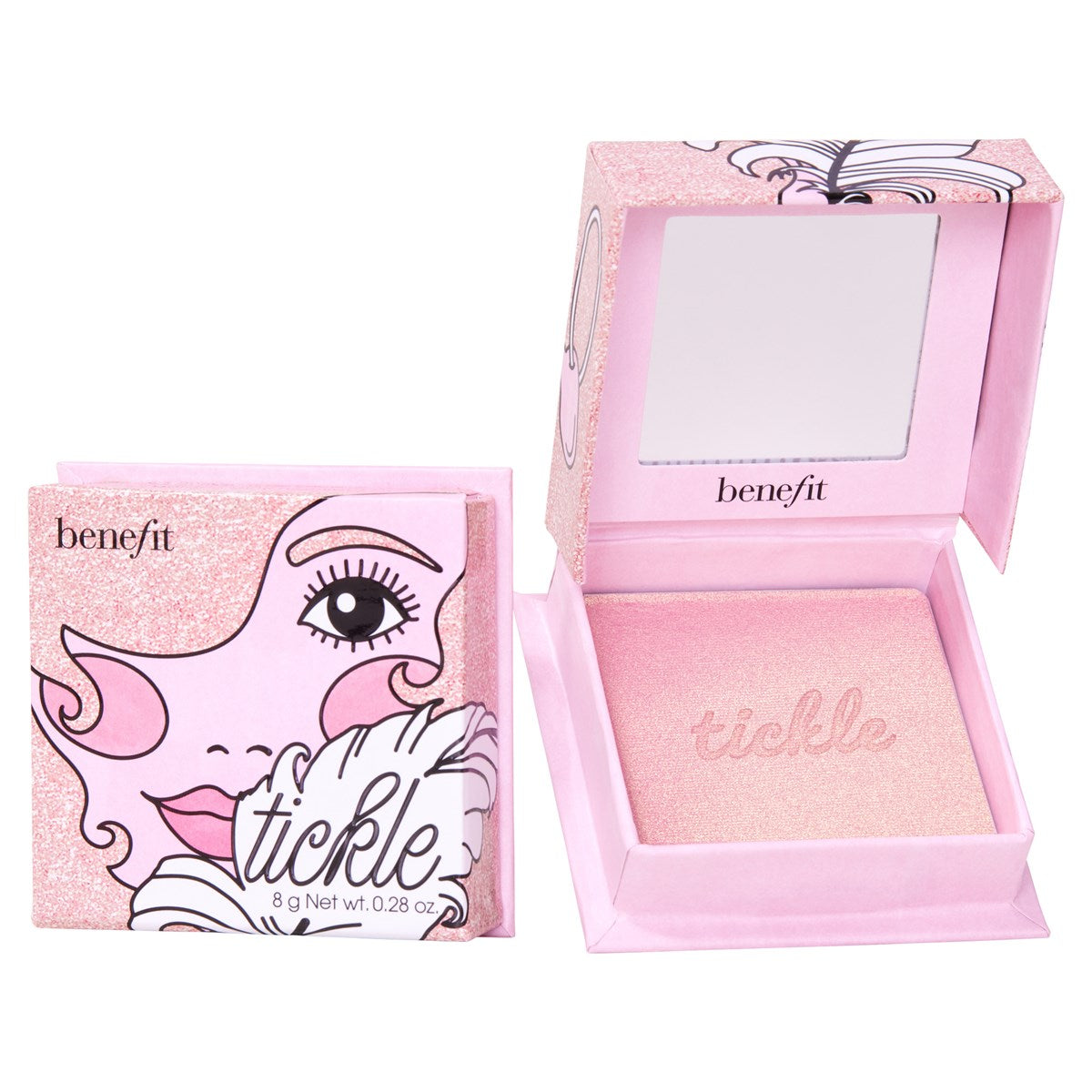 Benefit Cosmetics Tickle Golden Pink Highlighter 2022 Benefit Cosmetics Tickle Golden Pink Highlighter 2022