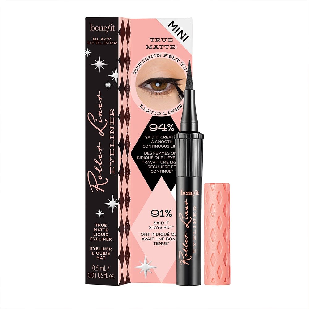 Benefit Cosmetics Roller Liner Liquid Eyeliner Black (2 Sizes) Benefit Cosmetics Roller Liner Liquid Eyeliner Black (2 Sizes)