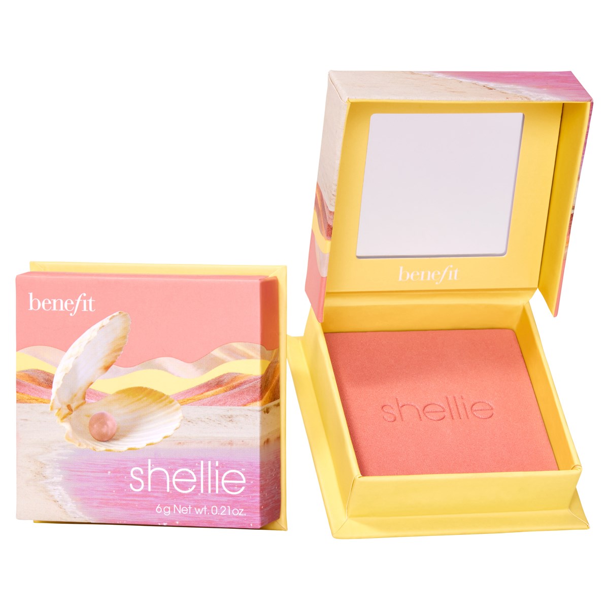 Benefit Cosmetics Shellie Warm-Seashell Pink Blush 2022