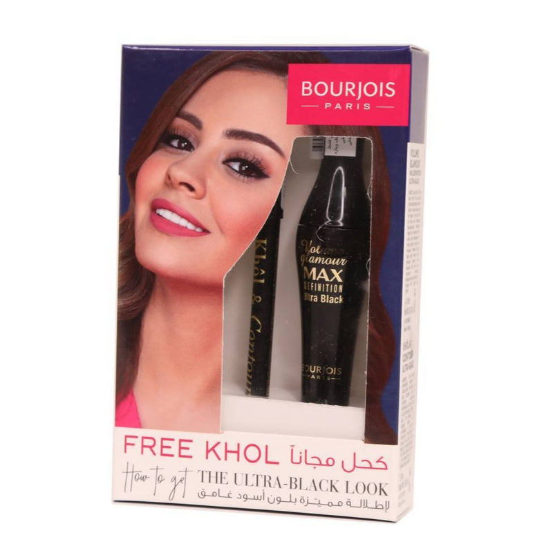 Bourjois Volume Glamour Mascara Ultra Black + Free Kohl Limited Edition