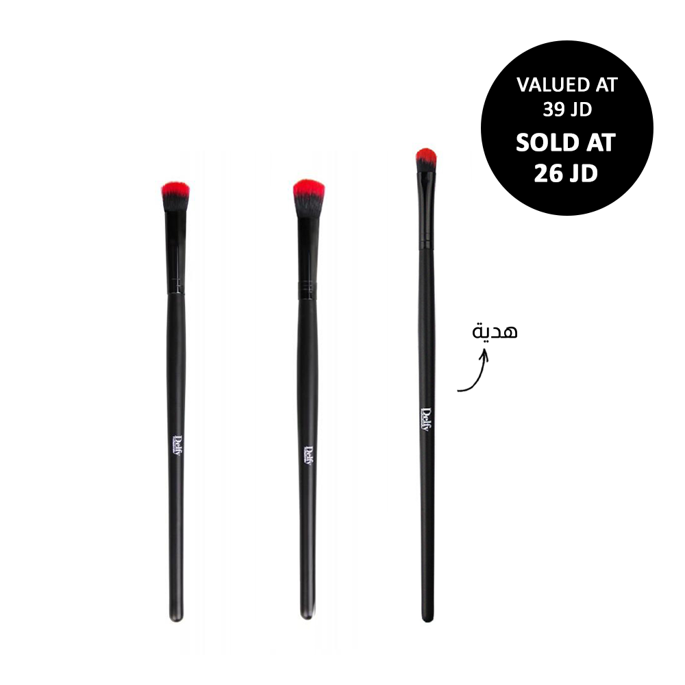 Delfy Cosmetics Delfy Brush Bundle - N2 + N4 + N14 Delfy Cosmetics Delfy Brush Bundle - N2 + N4 + N14