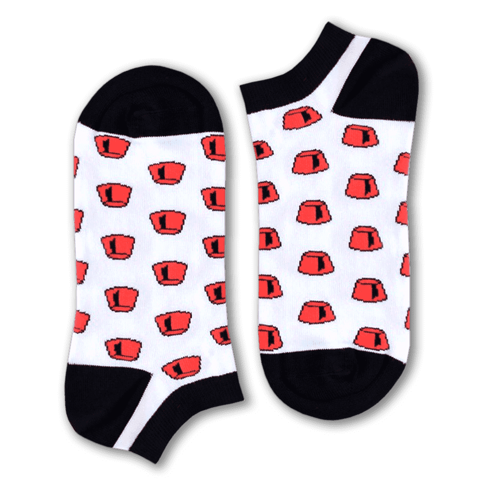 Sikasok Tarbouch (White) Short Socks